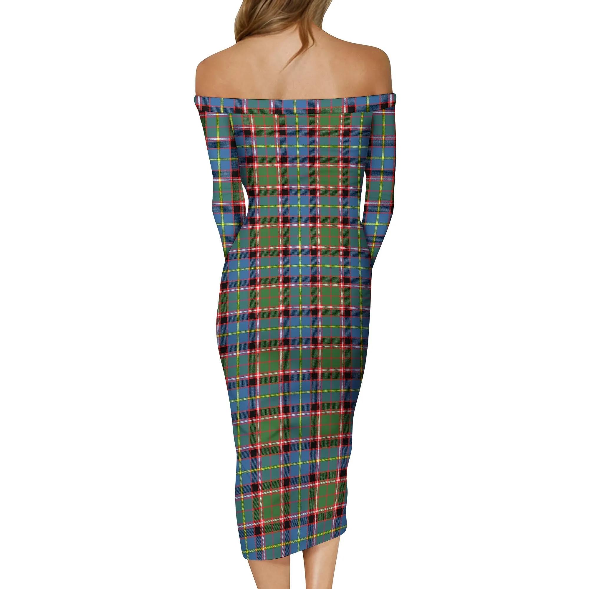 Aikenhead Tartan Off Shoulder Lady Dress