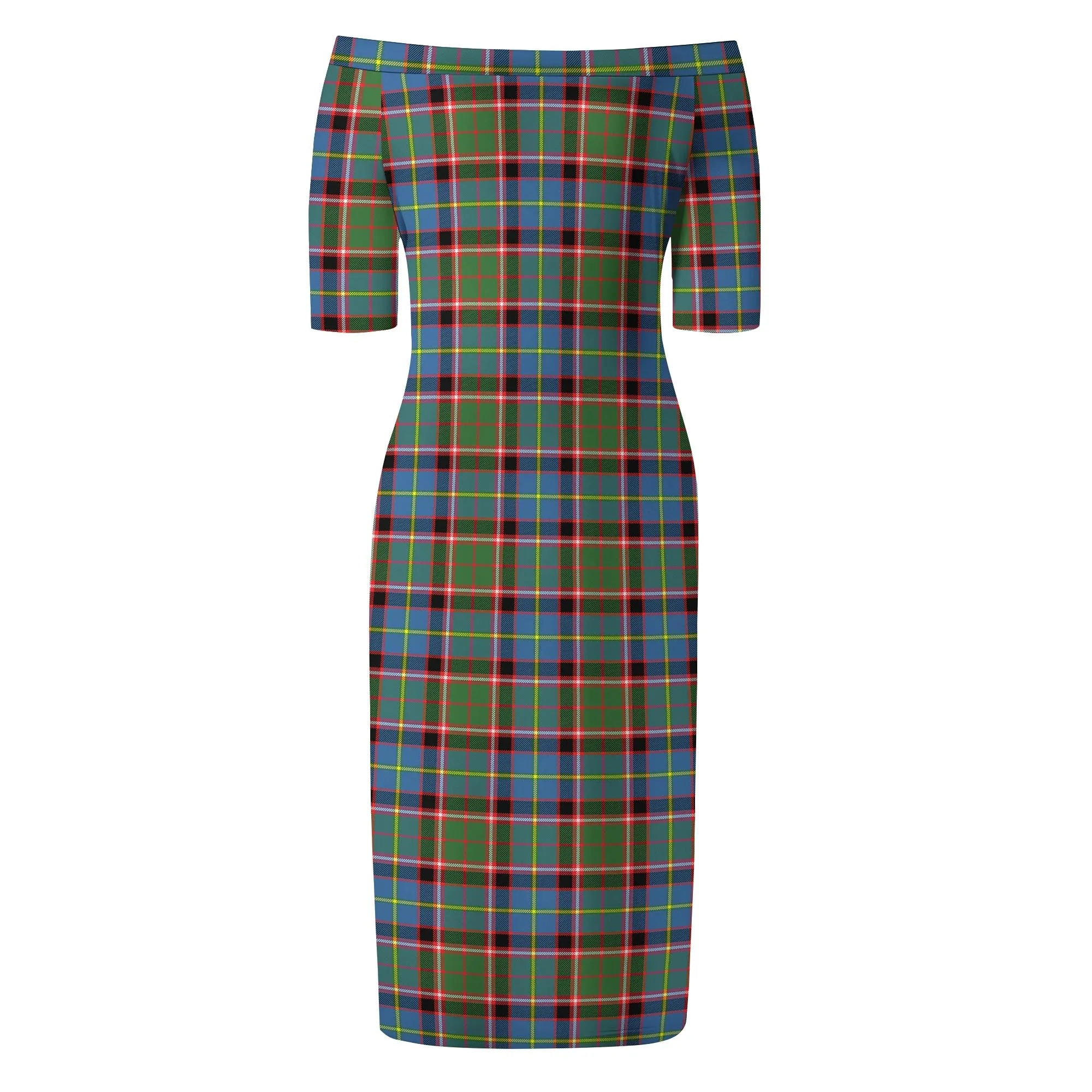 Aikenhead Tartan Off Shoulder Lady Dress