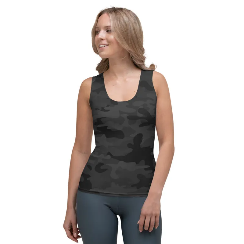 Black Camo Tank Top