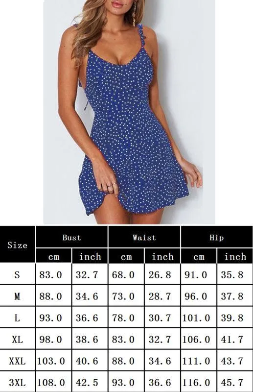 Boho Chic Polka Dot Lace Summer Dress - Effortless Elegance