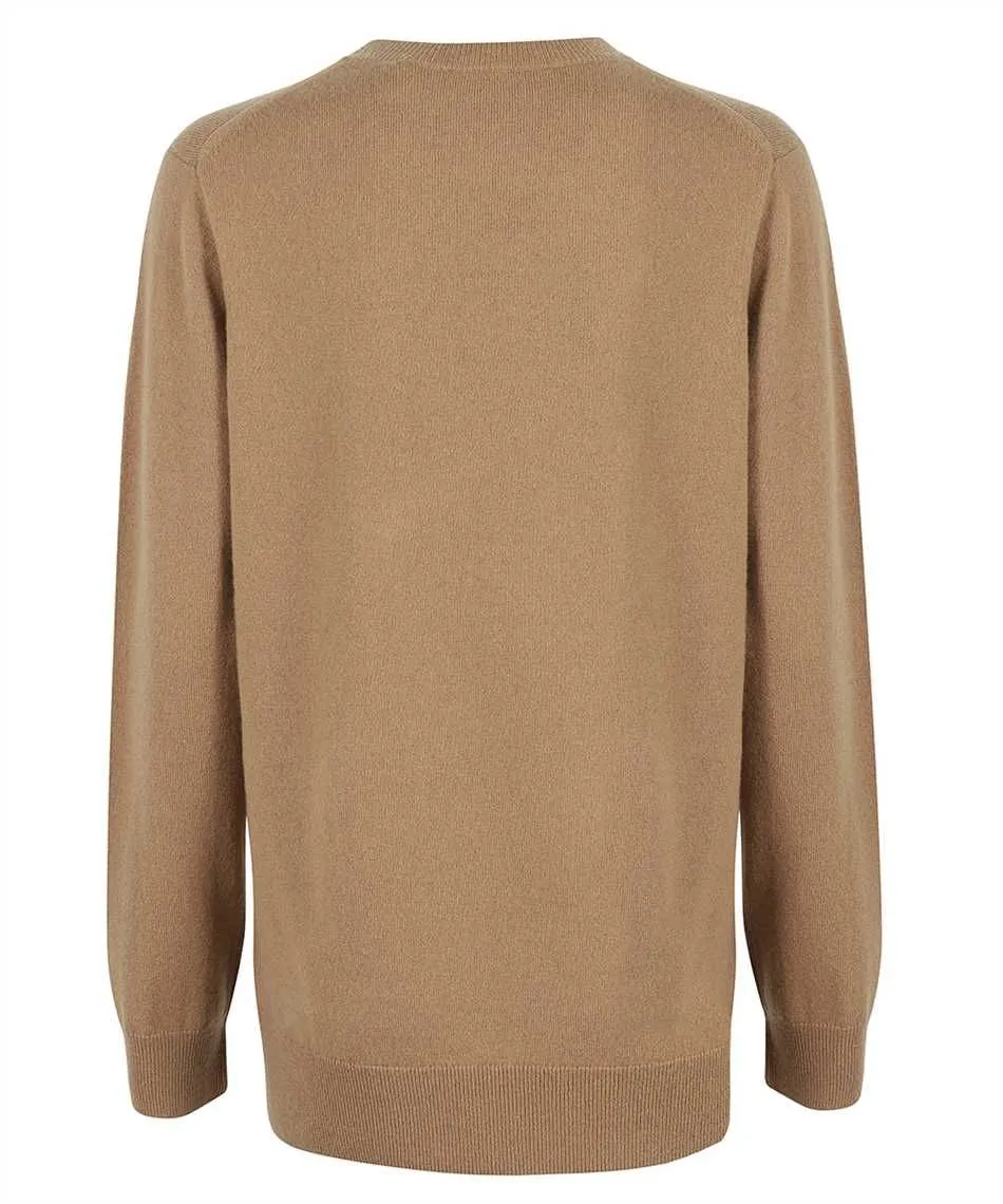 Burberry Luxurious Cashmere Crew Neck Pullover - Brown