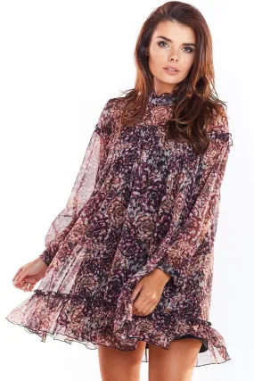 Chic Cocktail Chiffon Mini Dress for Effortless Elegance