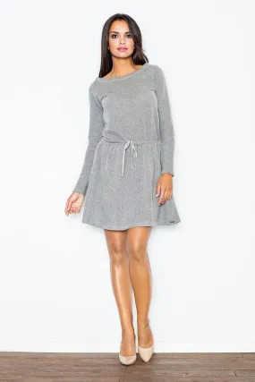 Chic Cotton Boat Neck Daydress - Effortless Style