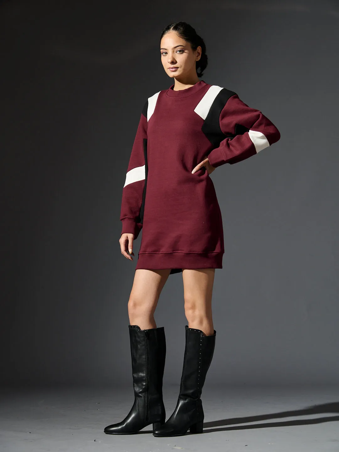 EFFORTLESS FLEECE DRESS