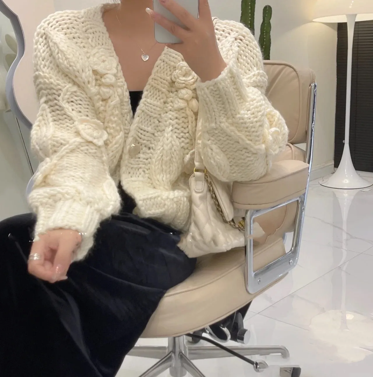 Emerie Oversized Knit Cardigan