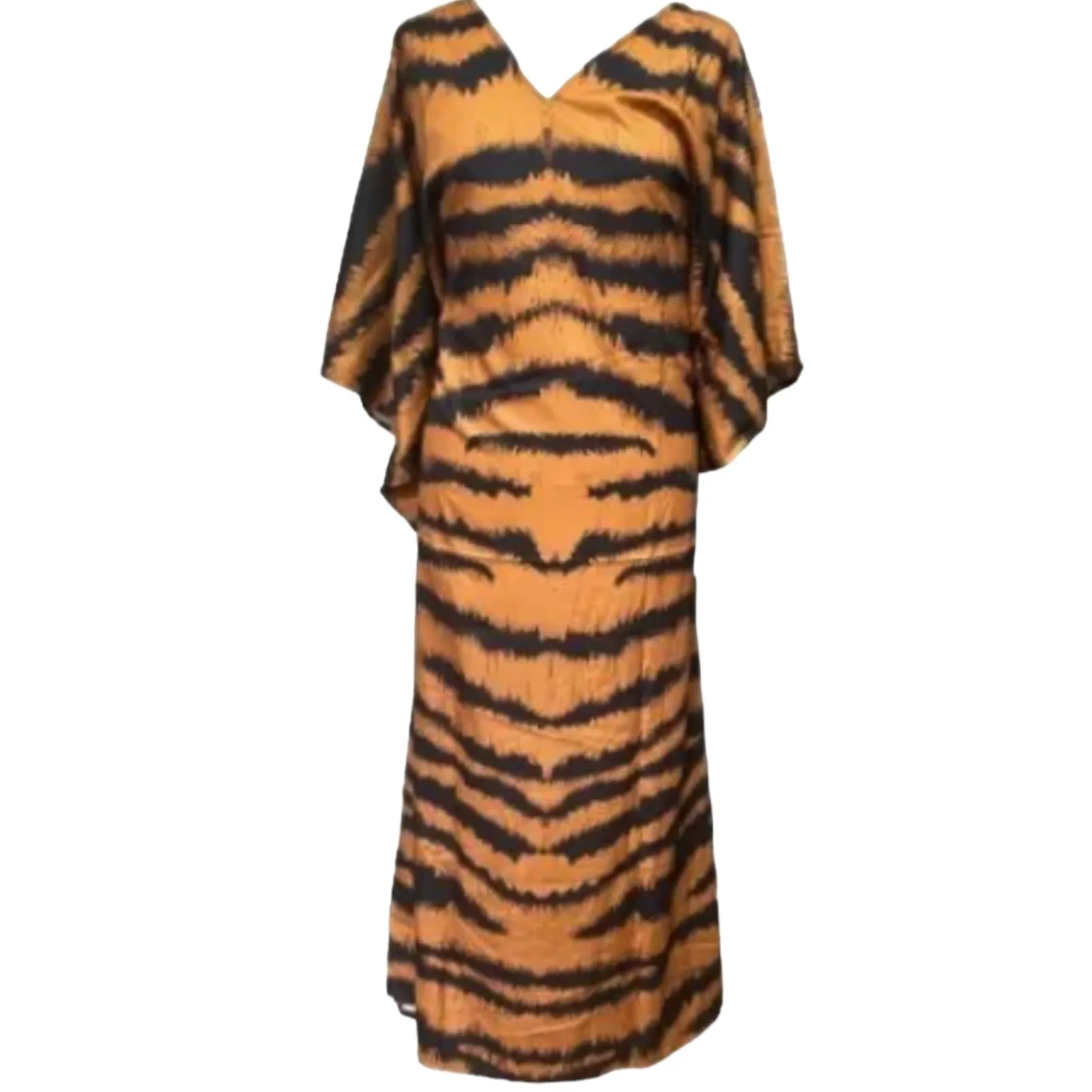 Exotic Mia Animal Print Kaftan Dress – Effortless Glam