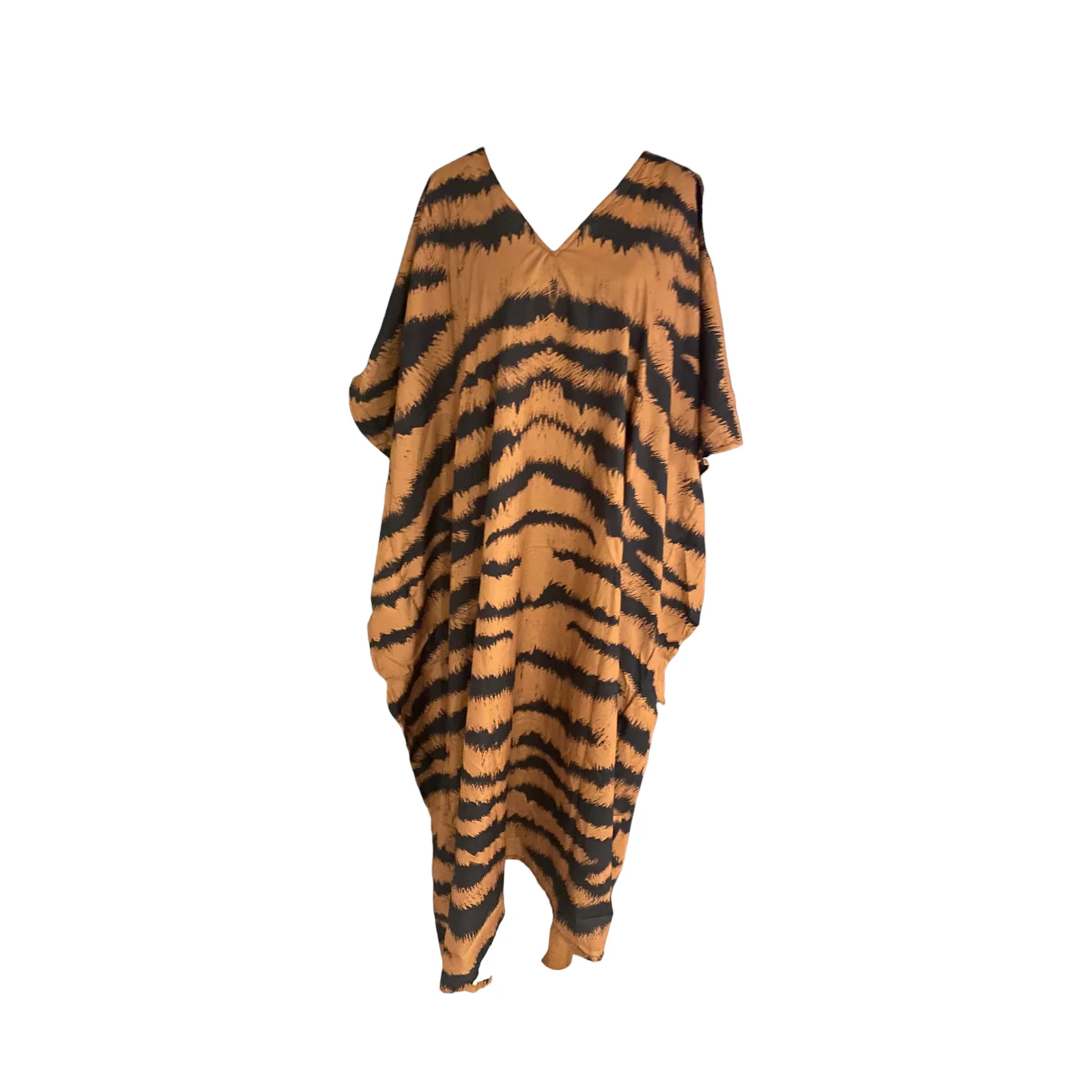 Exotic Mia Animal Print Kaftan Dress – Effortless Glam