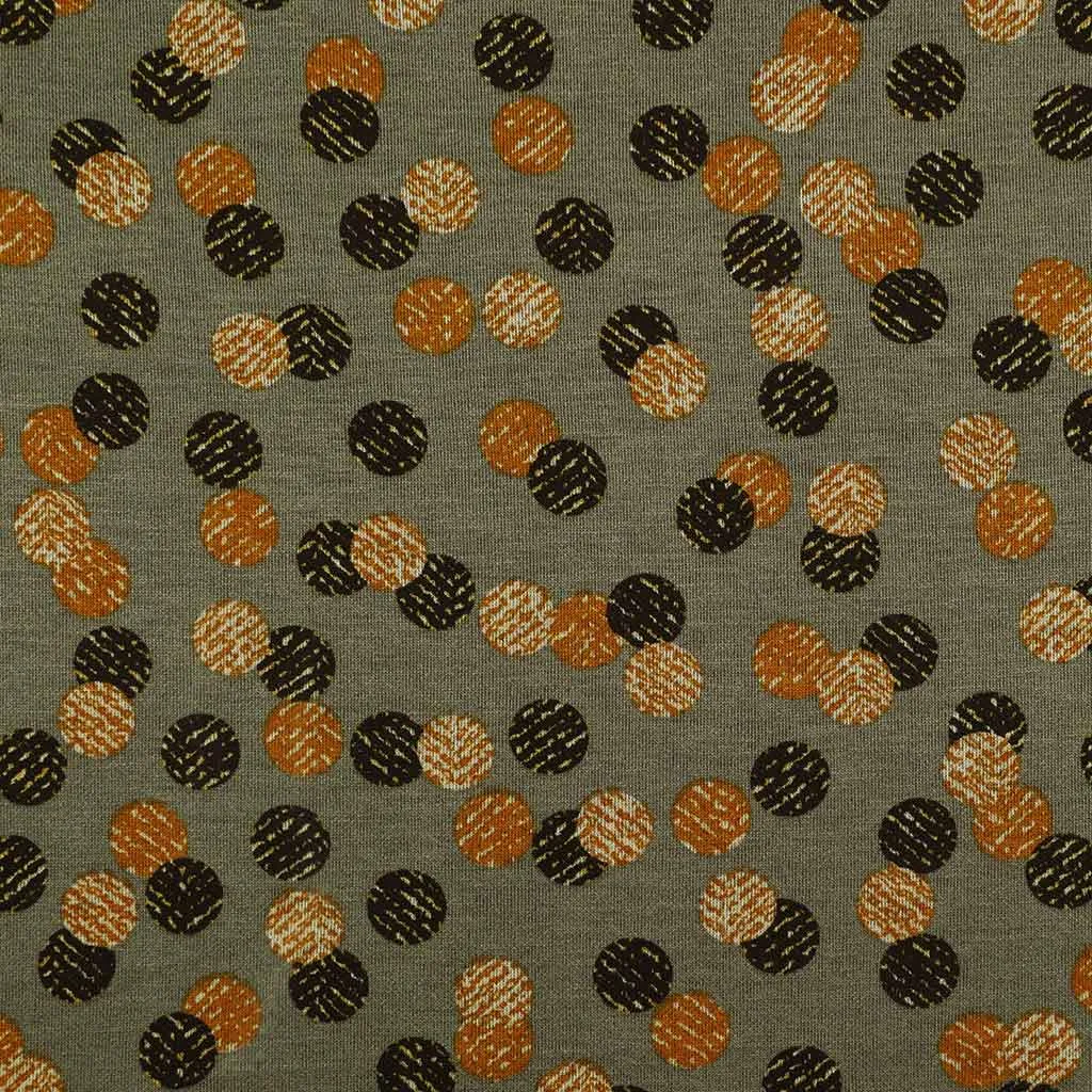 Florence - Green Buttons, Ponte de Roma Fabric