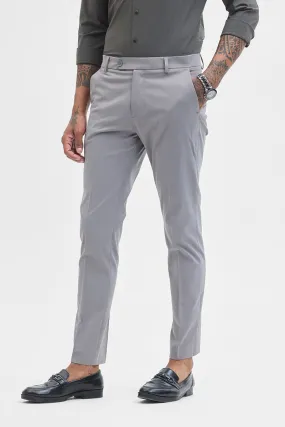 Light Grey Slim Fit Trousers