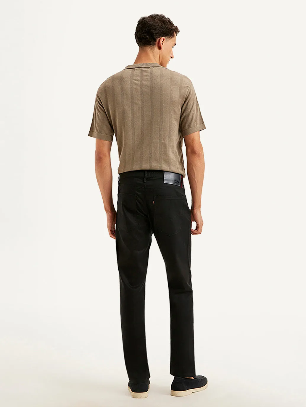 Men's Black Slim Fit Trousers