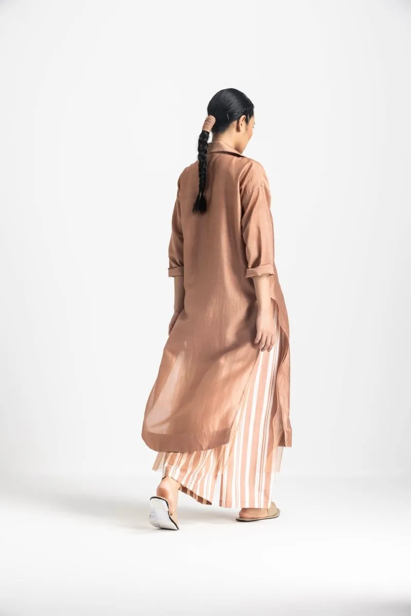 Overlap Kaftan - Champagne