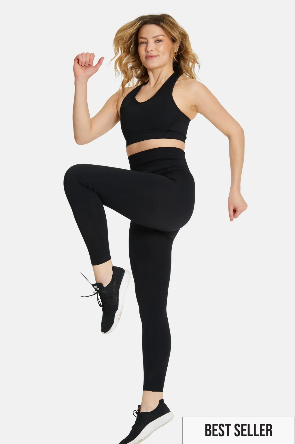 Seamless Compression Leggings V2 in Black