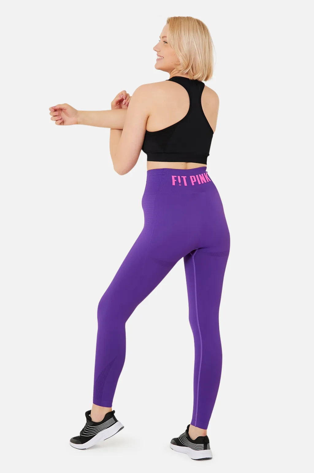 Seamless Compression Leggings V2 True Purple