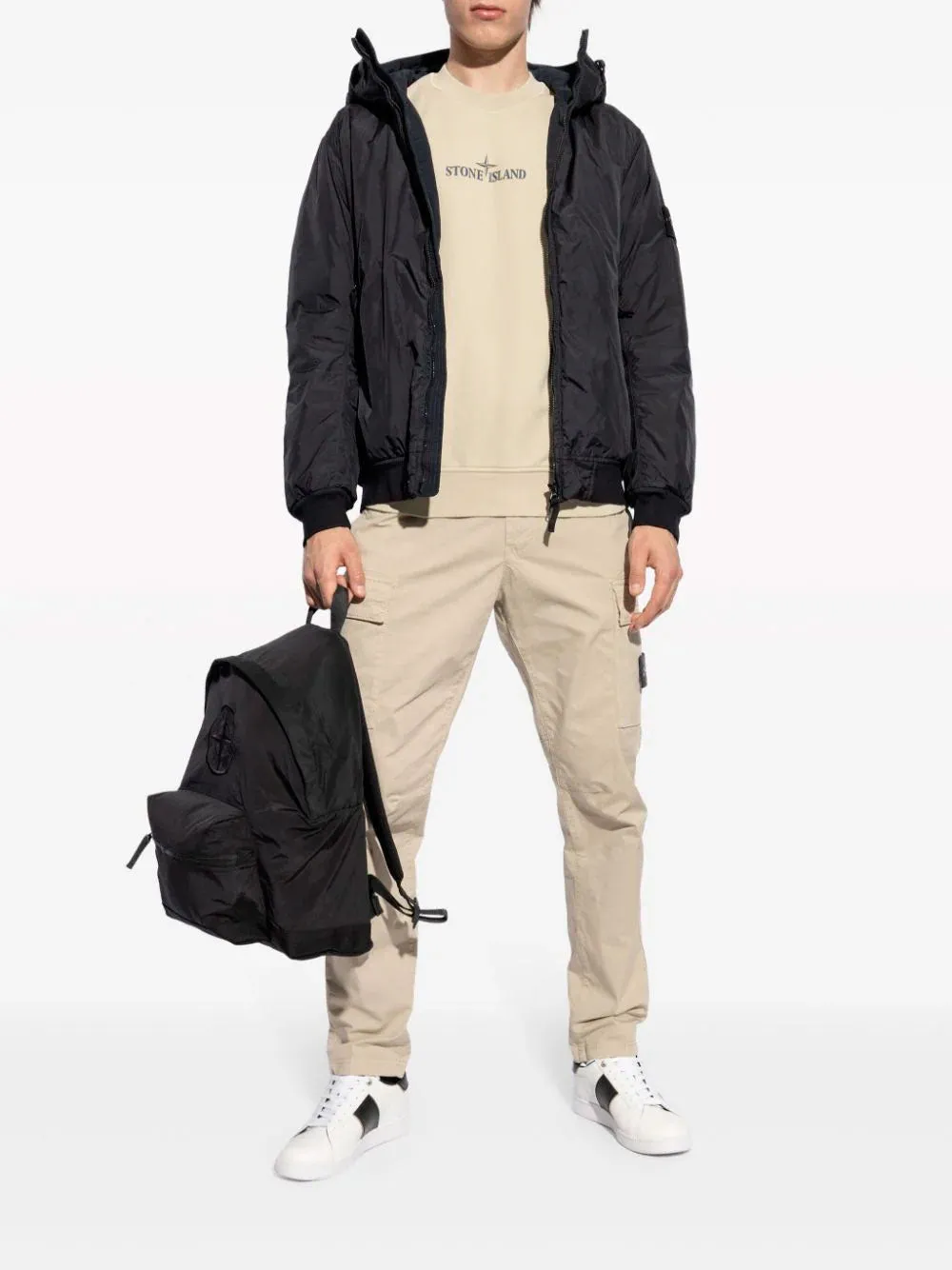 Slim-fit cargo trousers