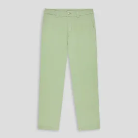 Slim-Fit Lightweight Cotton Trousers Dark Mint