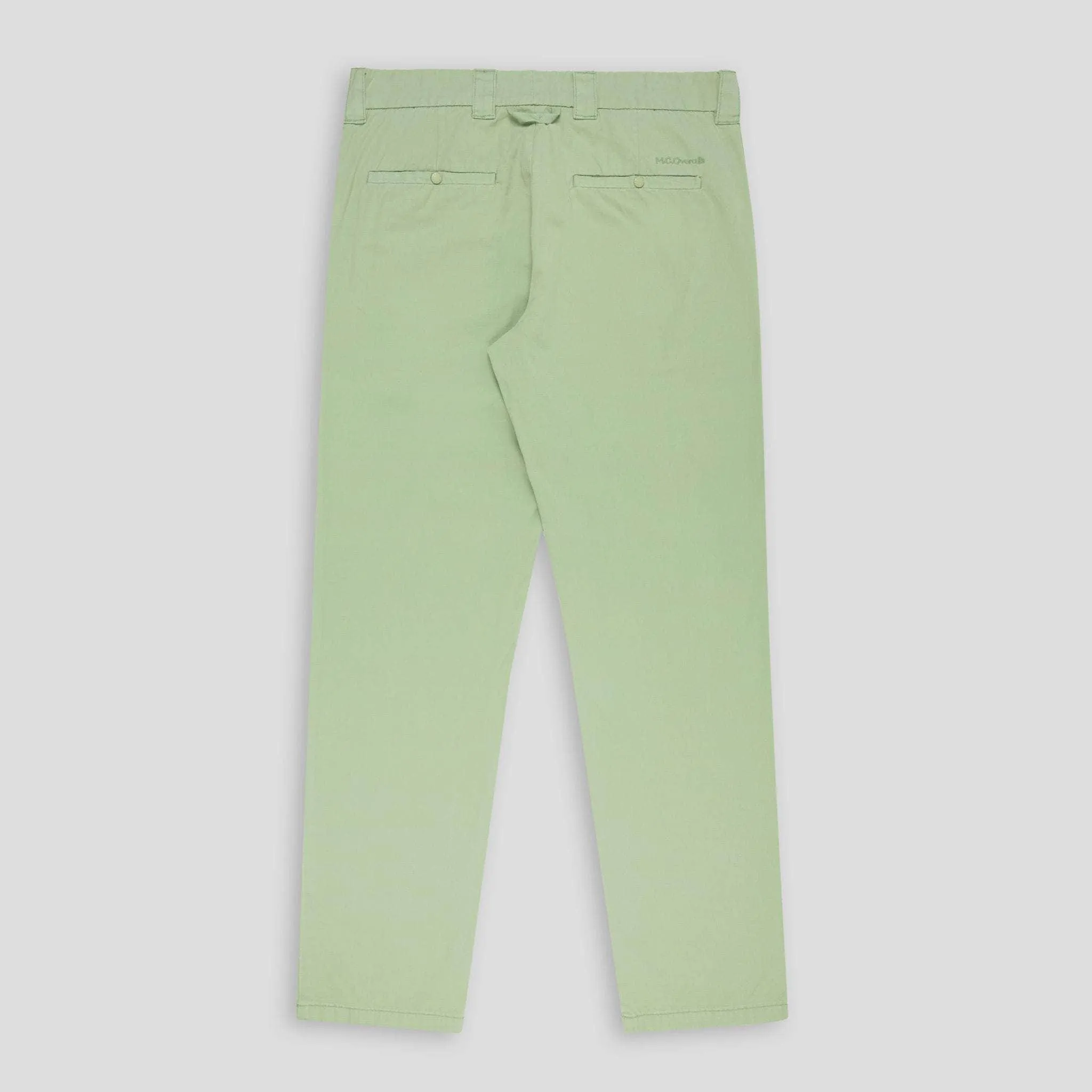 Slim-Fit Lightweight Cotton Trousers Dark Mint