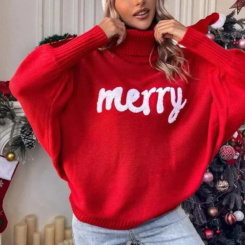 Trendy Knitted Holiday Sweater