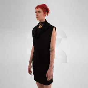 Versatile Cowl-Collar Dress