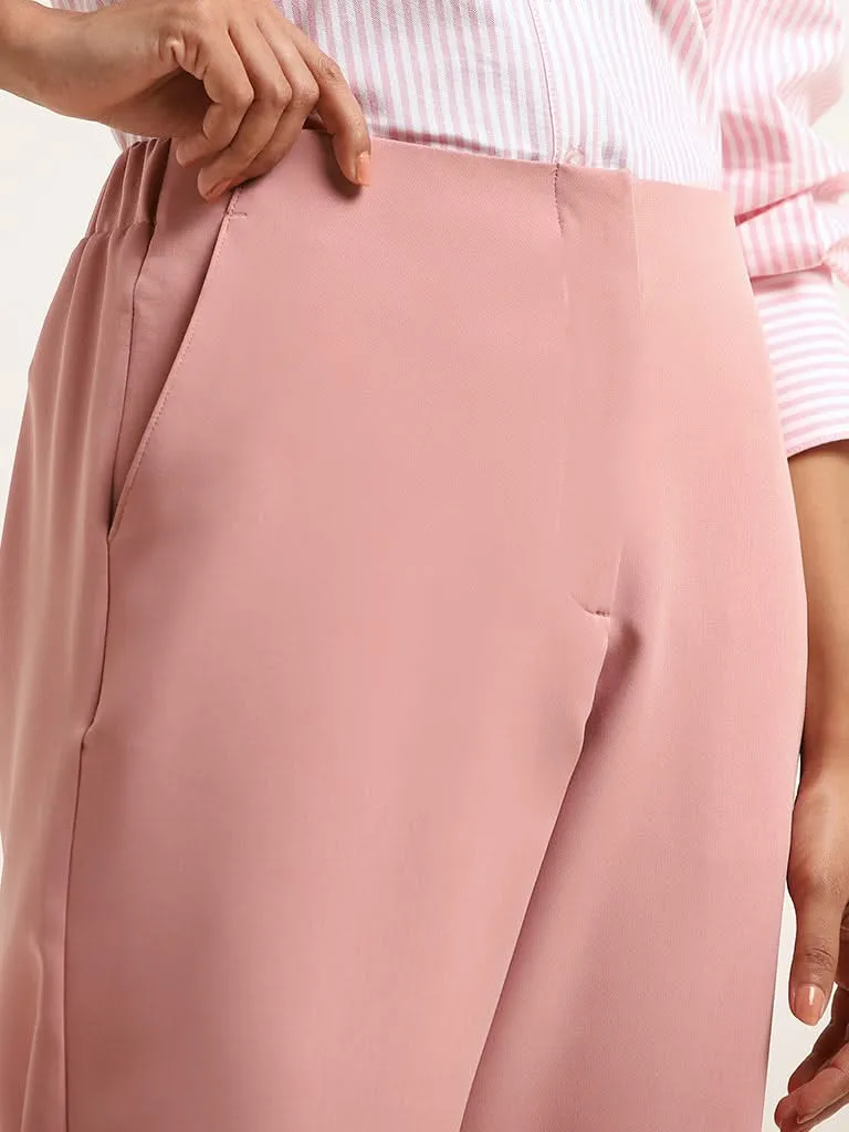 Wardrobe Pink Slim Fit Trousers